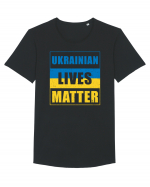 Ukrainian lives matter Tricou mânecă scurtă guler larg Bărbat Skater