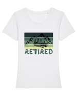Retired / Pensionat Tricou mânecă scurtă guler larg fitted Damă Expresser
