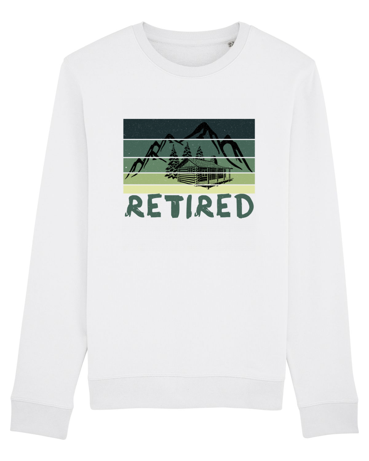 Bluză mânecă lungă Unisex Rise White