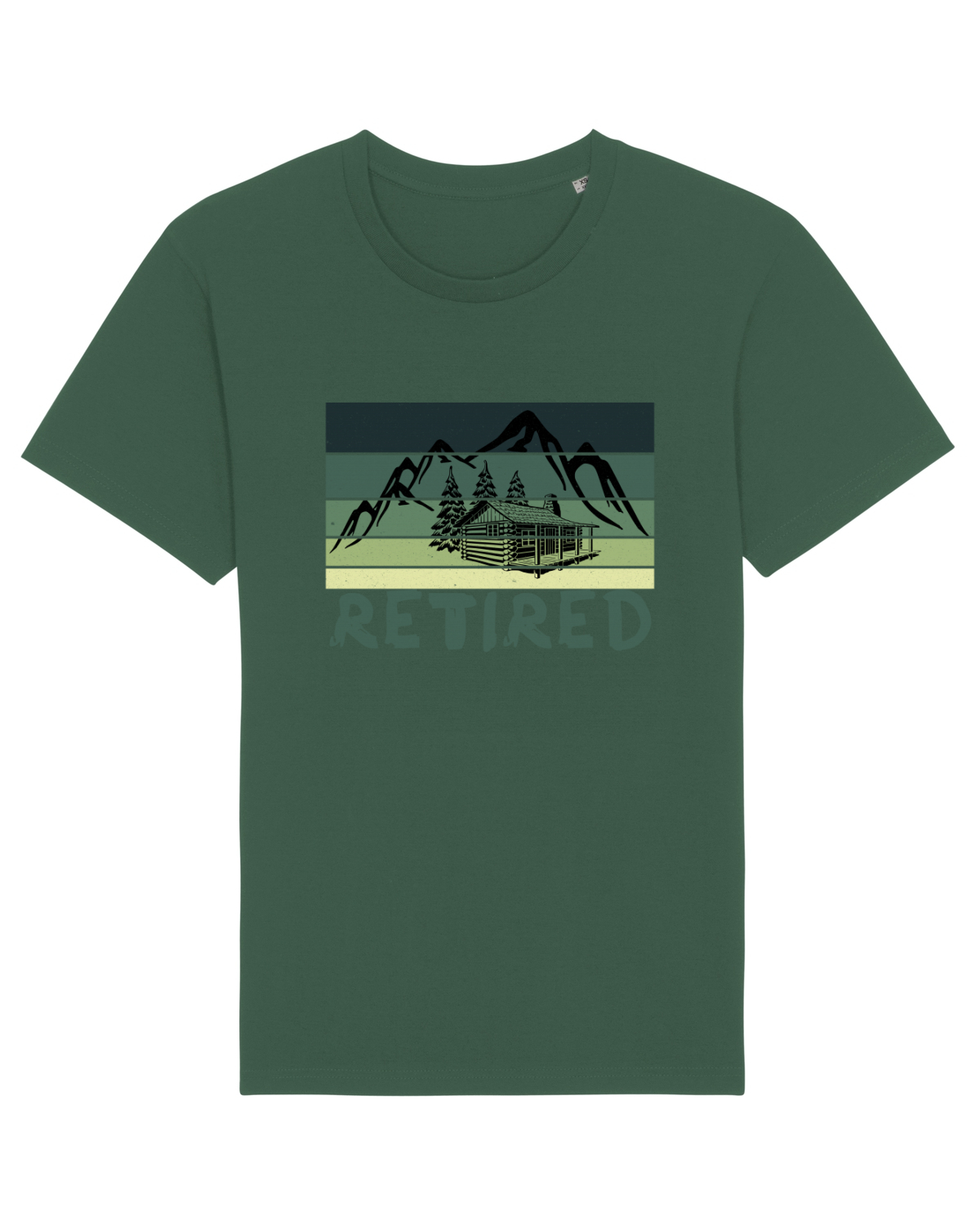 Tricou mânecă scurtă Unisex Rocker Bottle Green