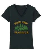 Road Trip Warrior Tricou mânecă scurtă guler V Damă Evoker