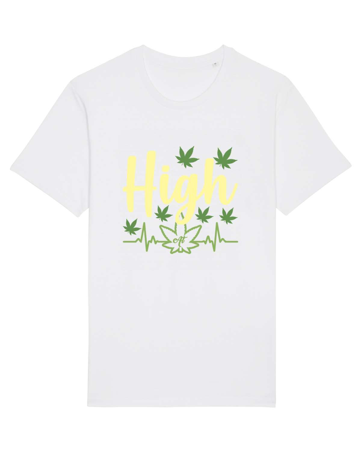 Tricou mânecă scurtă Unisex Rocker White