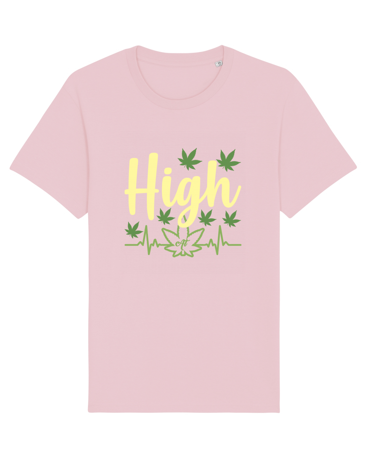 Tricou mânecă scurtă Unisex Rocker Cotton Pink