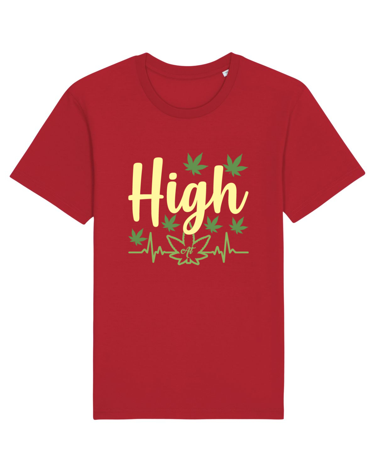 Tricou mânecă scurtă Unisex Rocker Red