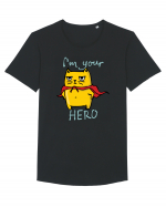 I'm Your Hero Tricou mânecă scurtă guler larg Bărbat Skater