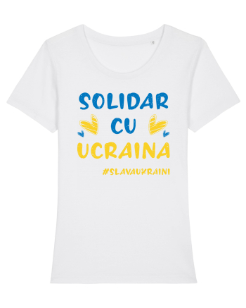 Solidar cu Ucraina White