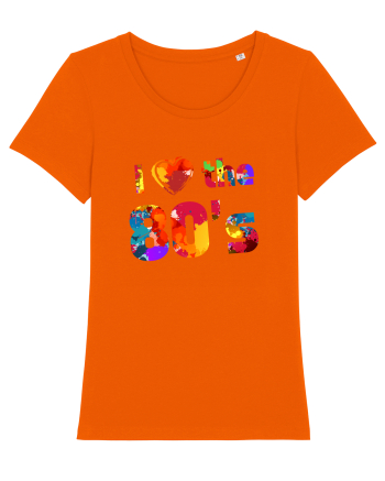 80's Bright Orange