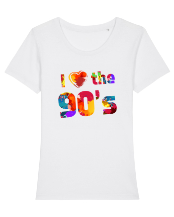 I love the 90's White