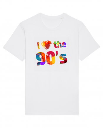 I love the 90's White