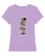 Different Tricou mânecă scurtă guler larg fitted Damă Expresser