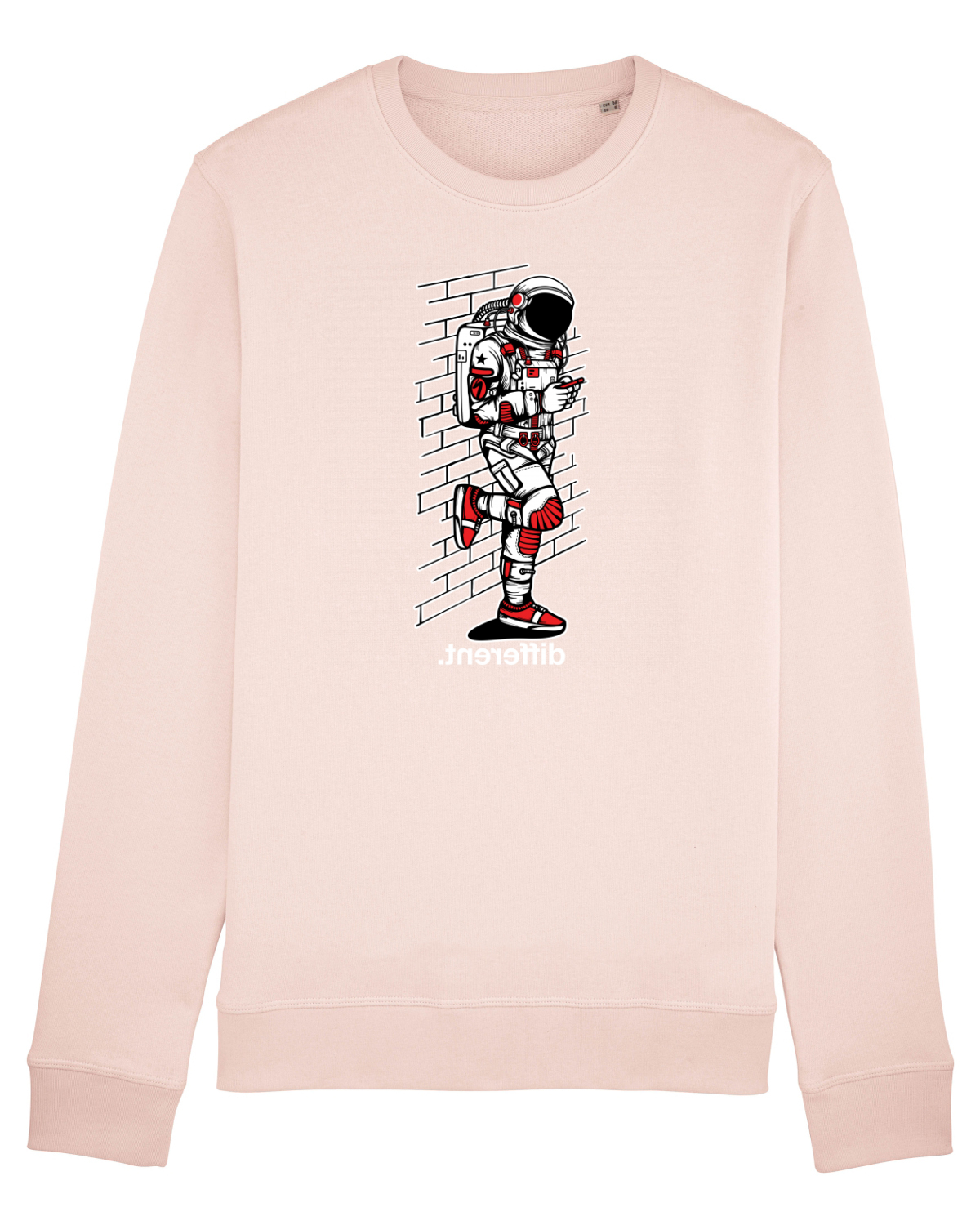 Bluză mânecă lungă Unisex Rise Candy Pink