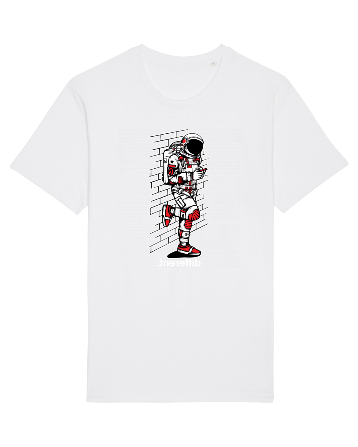 Tricou mânecă scurtă Unisex Rocker White