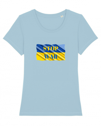 Stop War Sky Blue