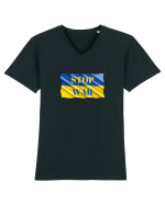 Stop War Tricou mânecă scurtă guler V Bărbat Presenter