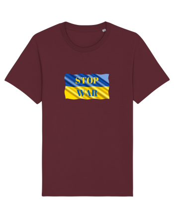 Stop War Burgundy