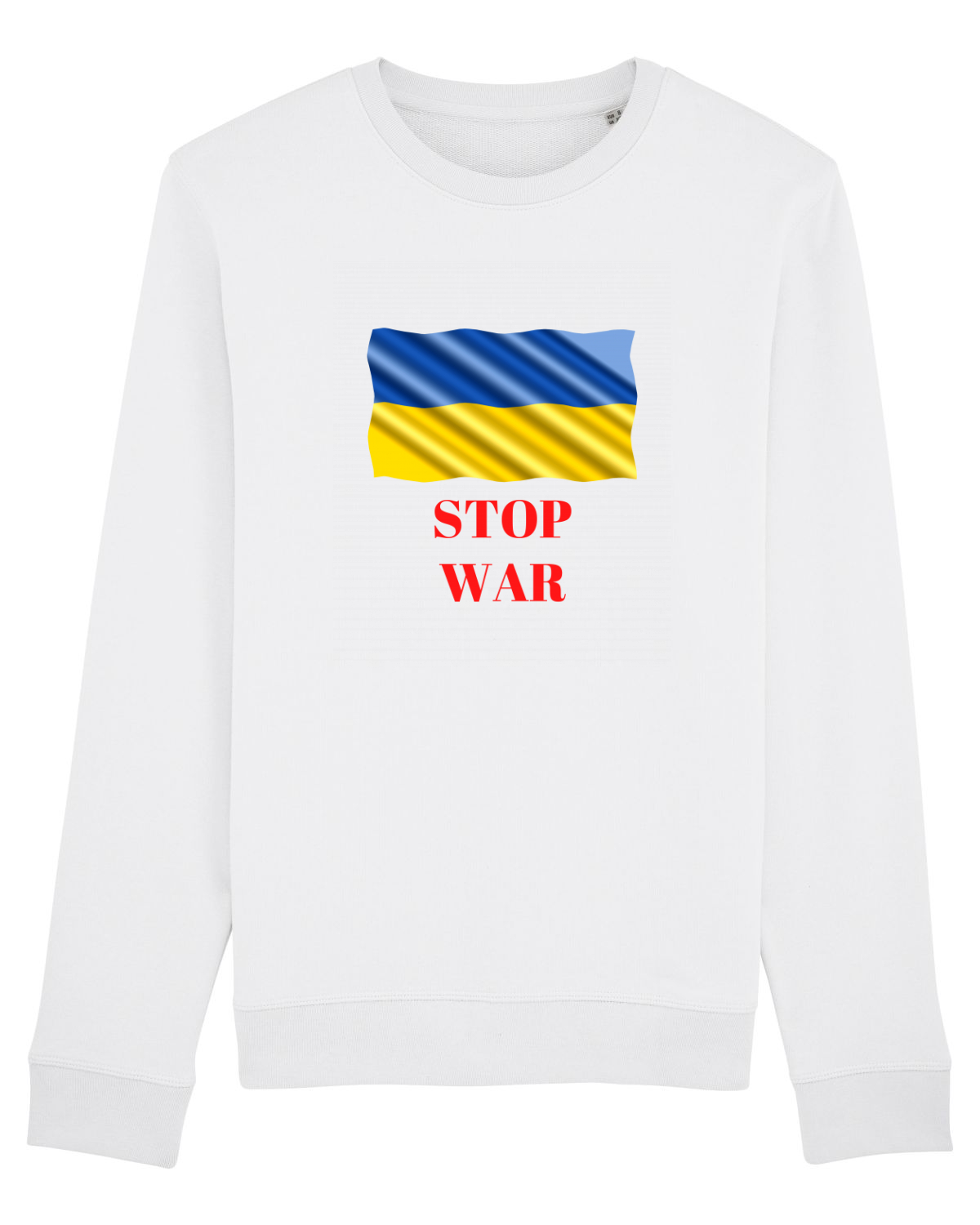 Bluză mânecă lungă Unisex Rise White
