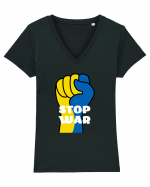 Stop War ! 1 Tricou mânecă scurtă guler V Damă Evoker