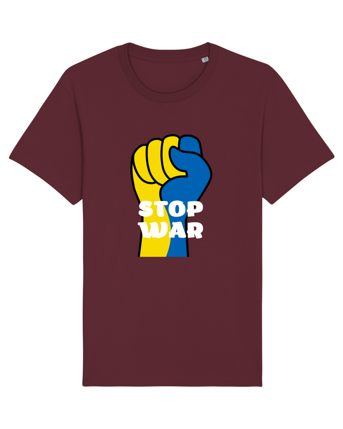 Tricou mânecă scurtă Unisex Rocker Burgundy