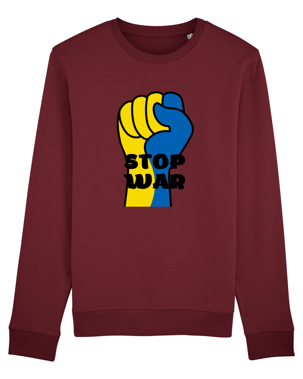 Bluză mânecă lungă Unisex Rise Burgundy