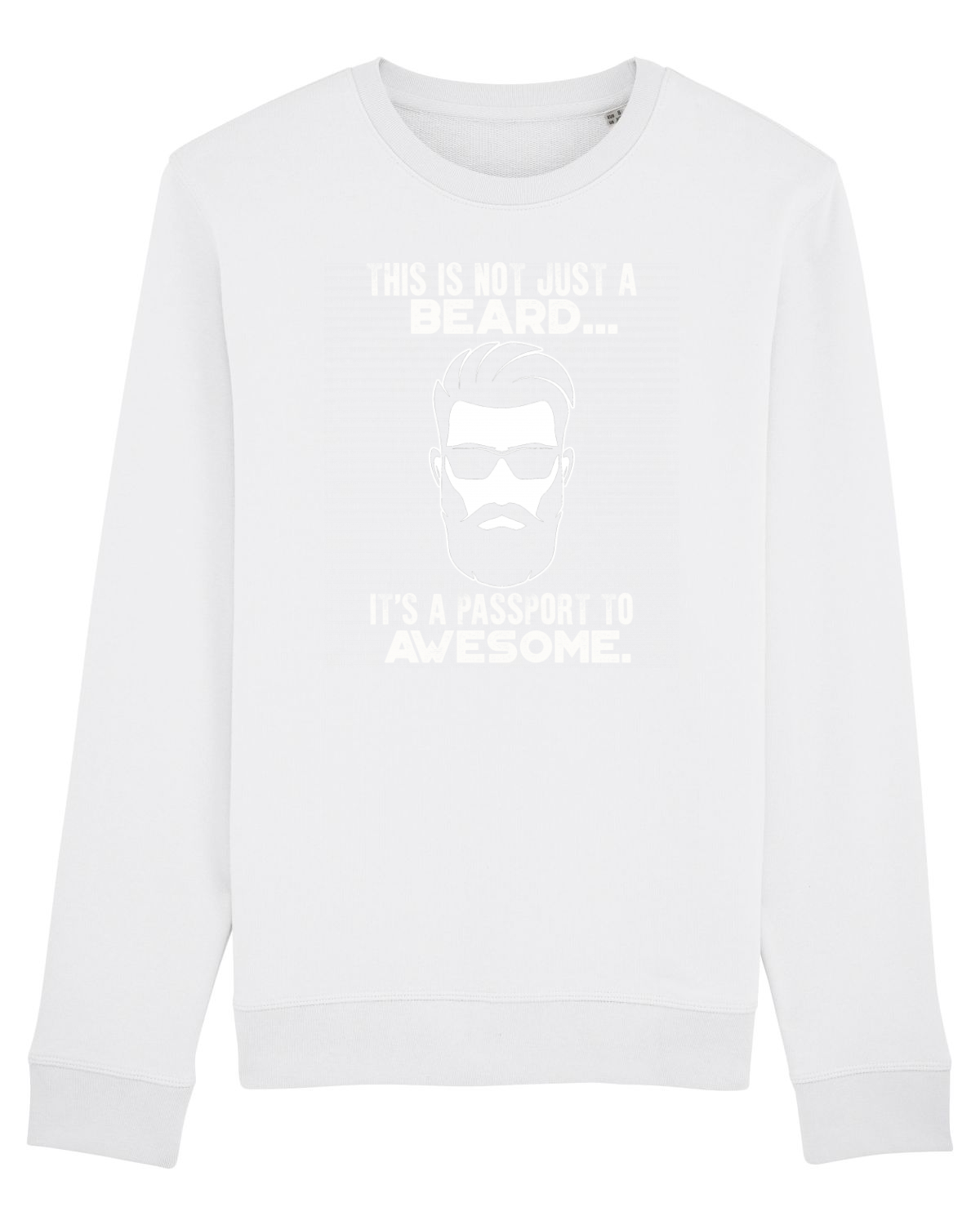 Bluză mânecă lungă Unisex Rise White