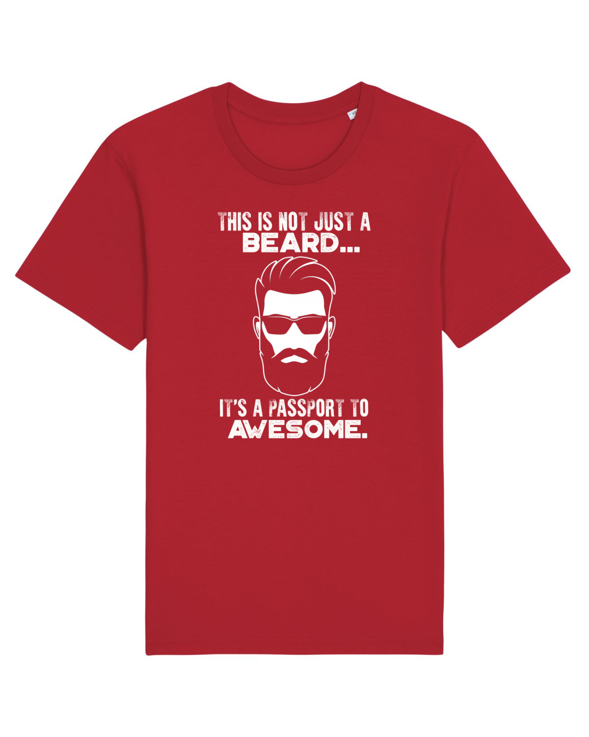 Tricou mânecă scurtă Unisex Rocker Red