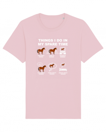 HORSES Cotton Pink