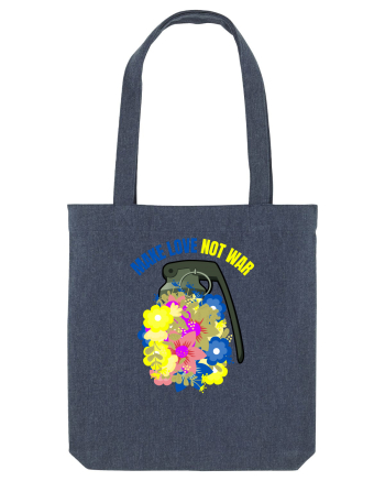 Make Love Not War Midnight Blue
