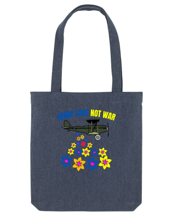 Make Love Not War Midnight Blue