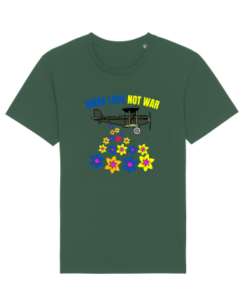 Make Love Not War Bottle Green
