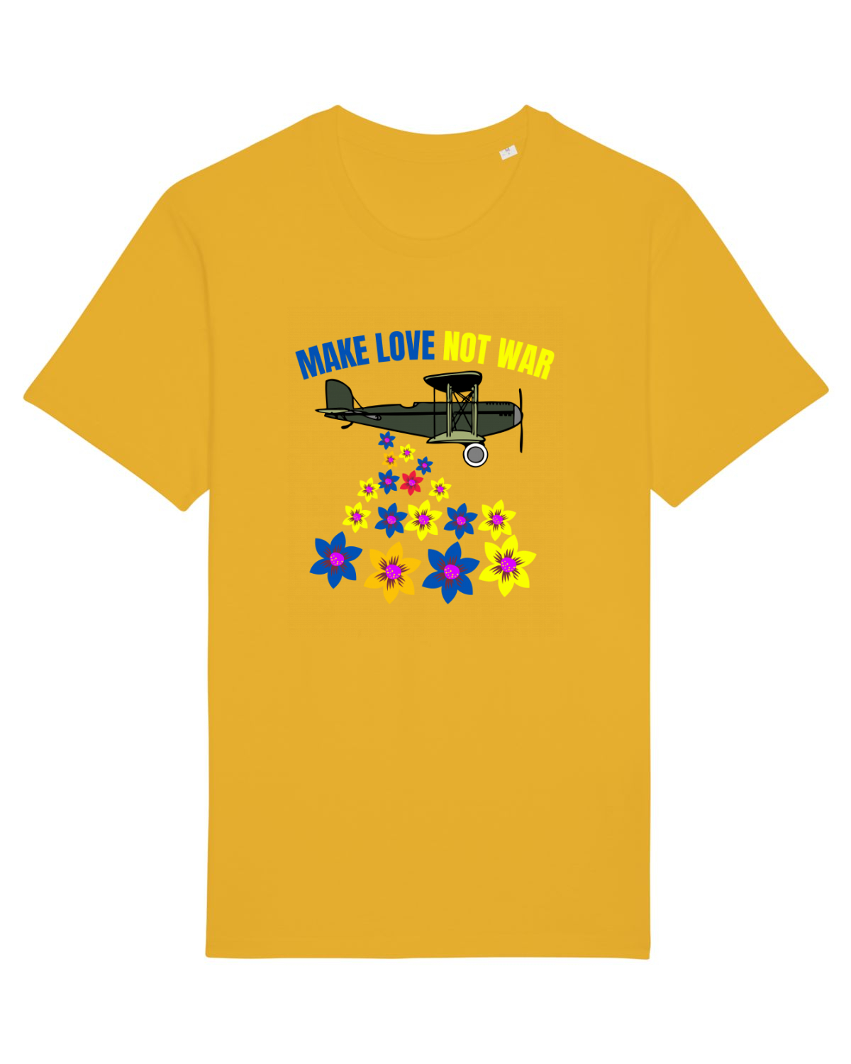 Tricou mânecă scurtă Unisex Rocker Spectra Yellow
