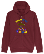 Make Love Not War Hanorac cu fermoar Unisex Connector