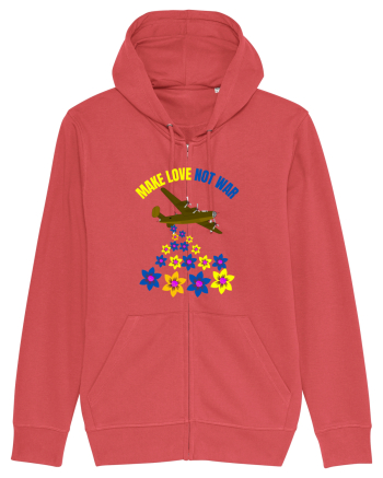 Make Love Not War Carmine Red