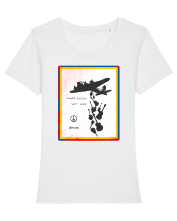 Make music not war White