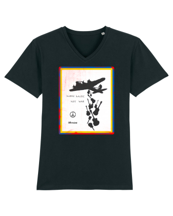 Make music not war Black