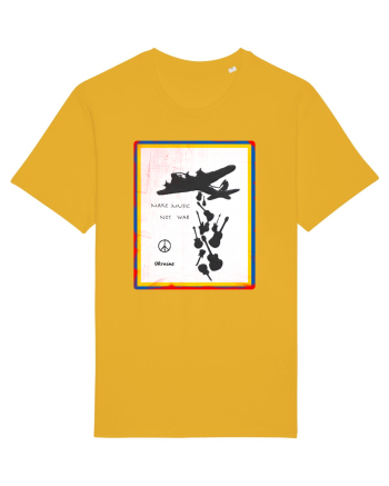 Make music not war Spectra Yellow