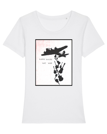 Make music not war White