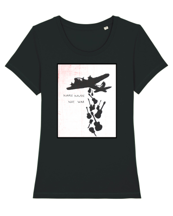 Make music not war Black