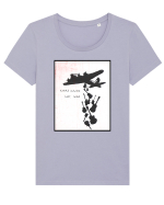 Make music not war Tricou mânecă scurtă guler larg fitted Damă Expresser