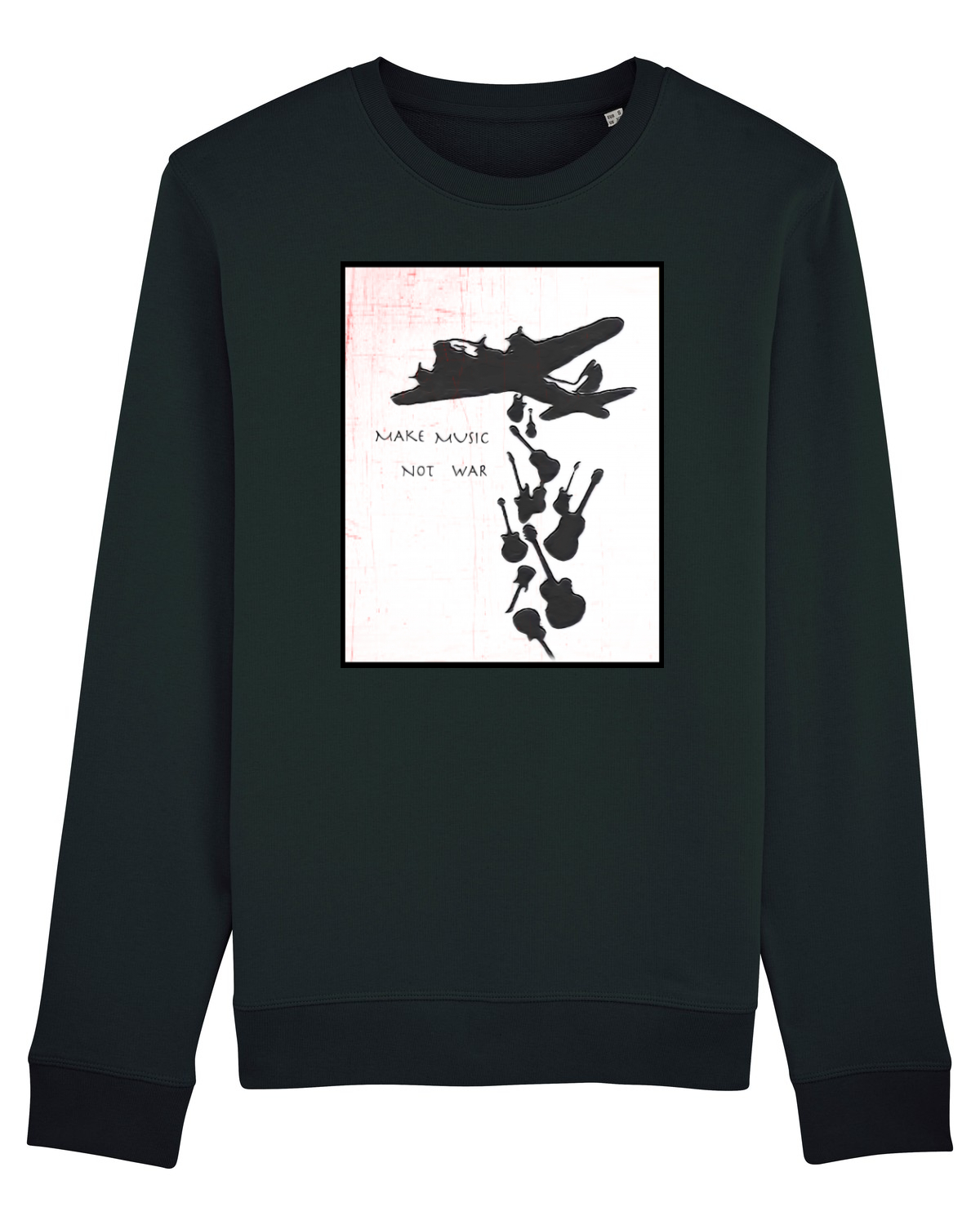 Bluză mânecă lungă Unisex Rise Black