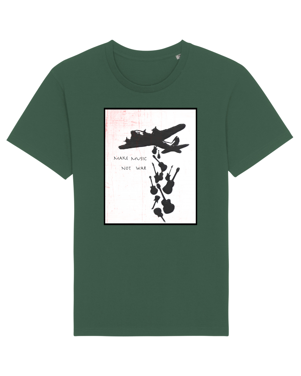 Tricou mânecă scurtă Unisex Rocker Bottle Green