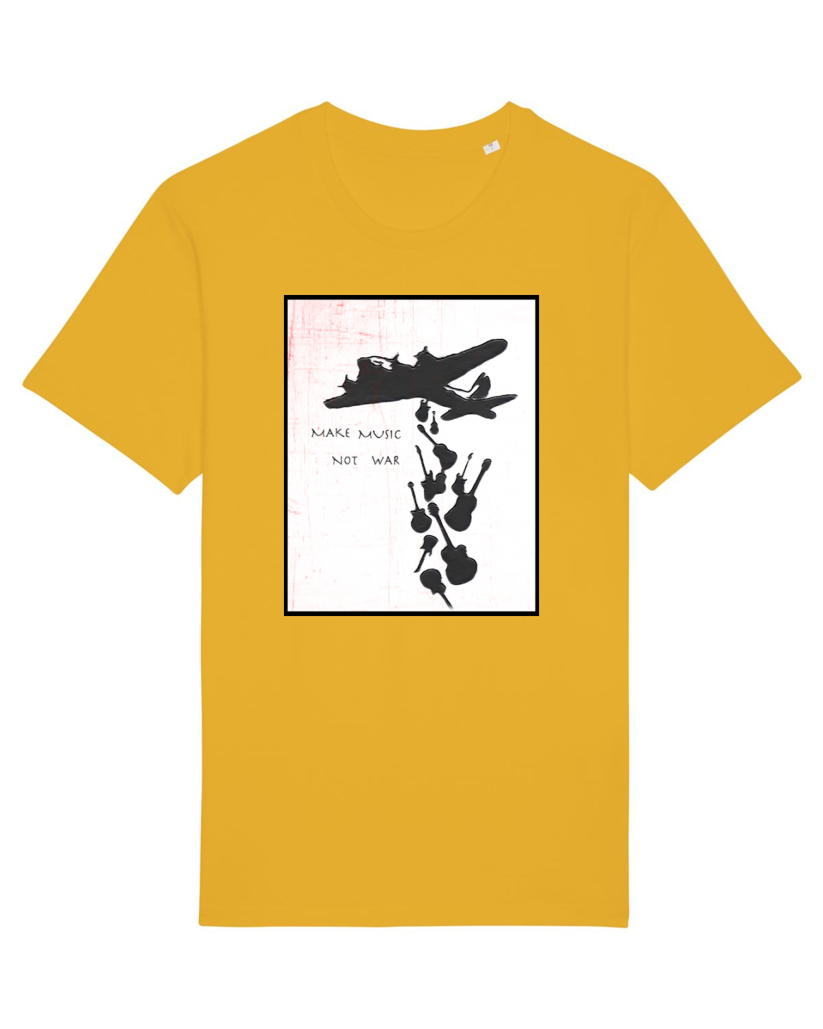 Tricou mânecă scurtă Unisex Rocker Spectra Yellow