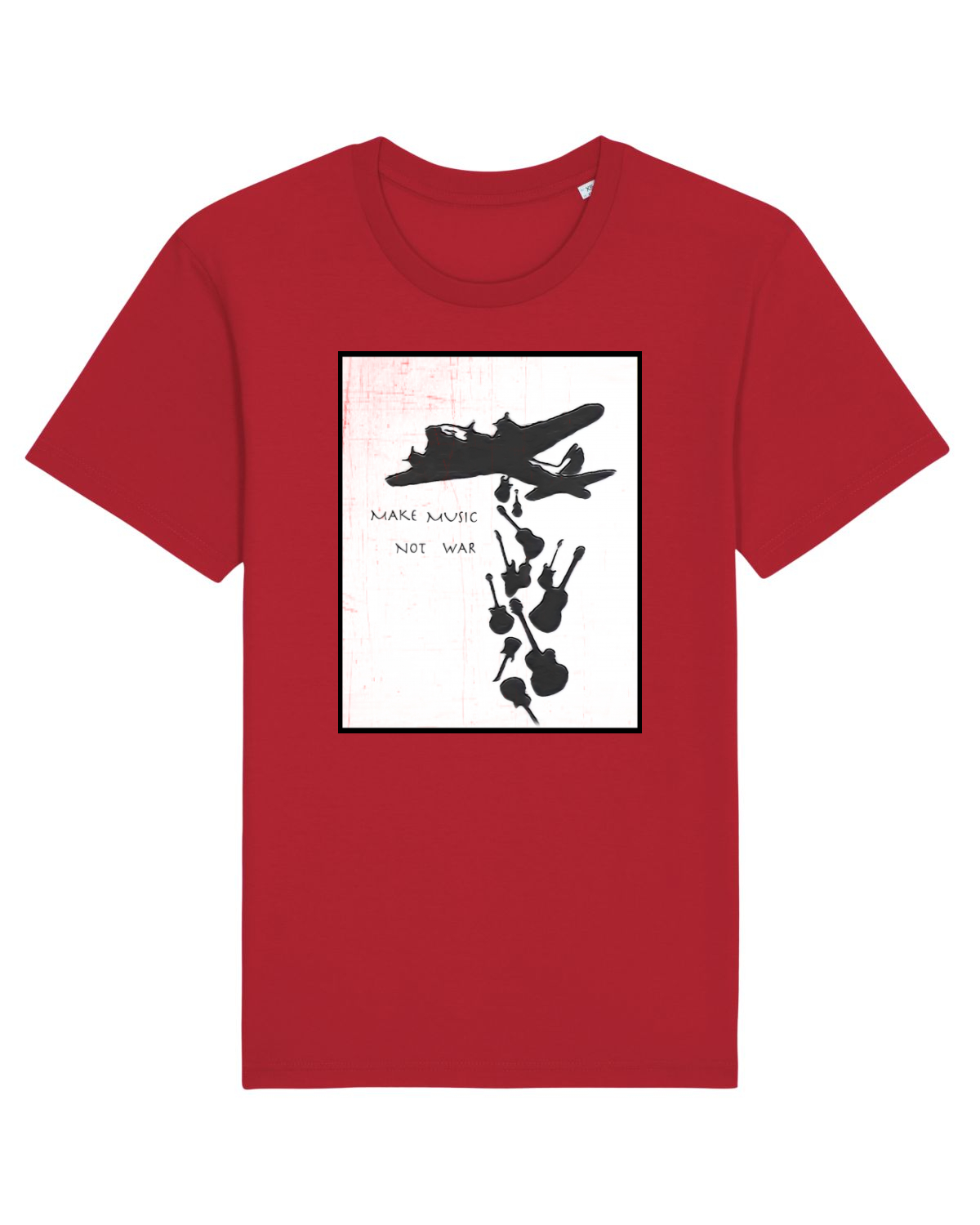 Tricou mânecă scurtă Unisex Rocker Red
