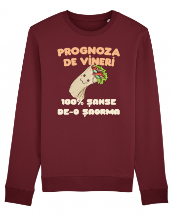 Prognoza de vineri: 100% șanse de-o șaorma Burgundy