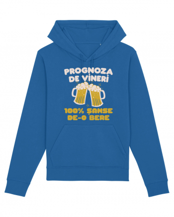 Prognoza de vineri: 100% șanse de-o bere Royal Blue