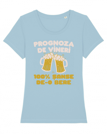 Prognoza de vineri: 100% șanse de-o bere Sky Blue