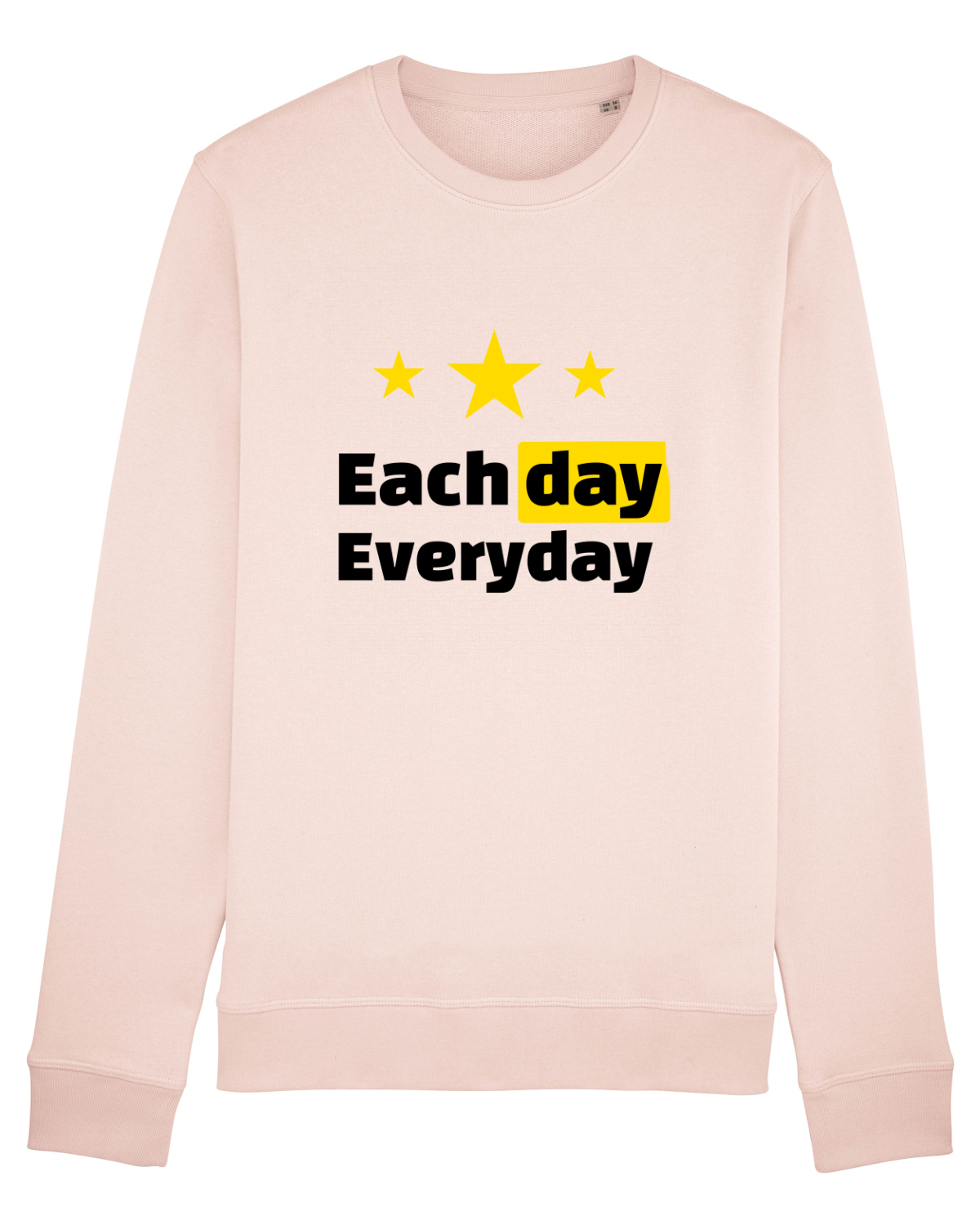 Bluză mânecă lungă Unisex Rise Candy Pink
