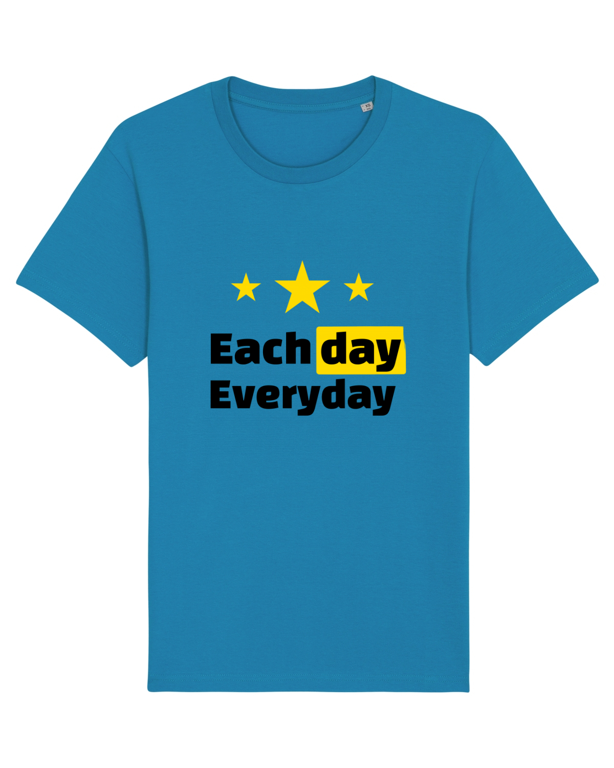 Tricou mânecă scurtă Unisex Rocker Azur