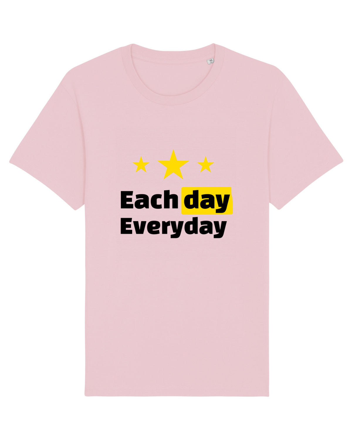 Tricou mânecă scurtă Unisex Rocker Cotton Pink