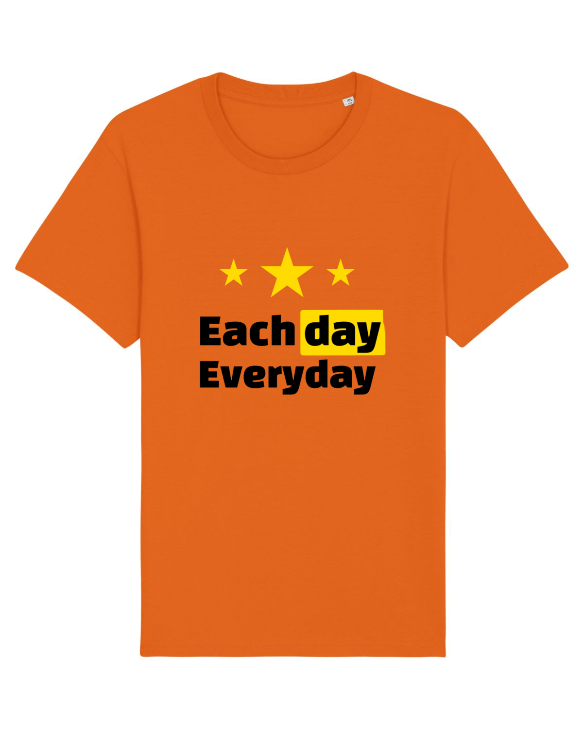 Tricou mânecă scurtă Unisex Rocker Bright Orange