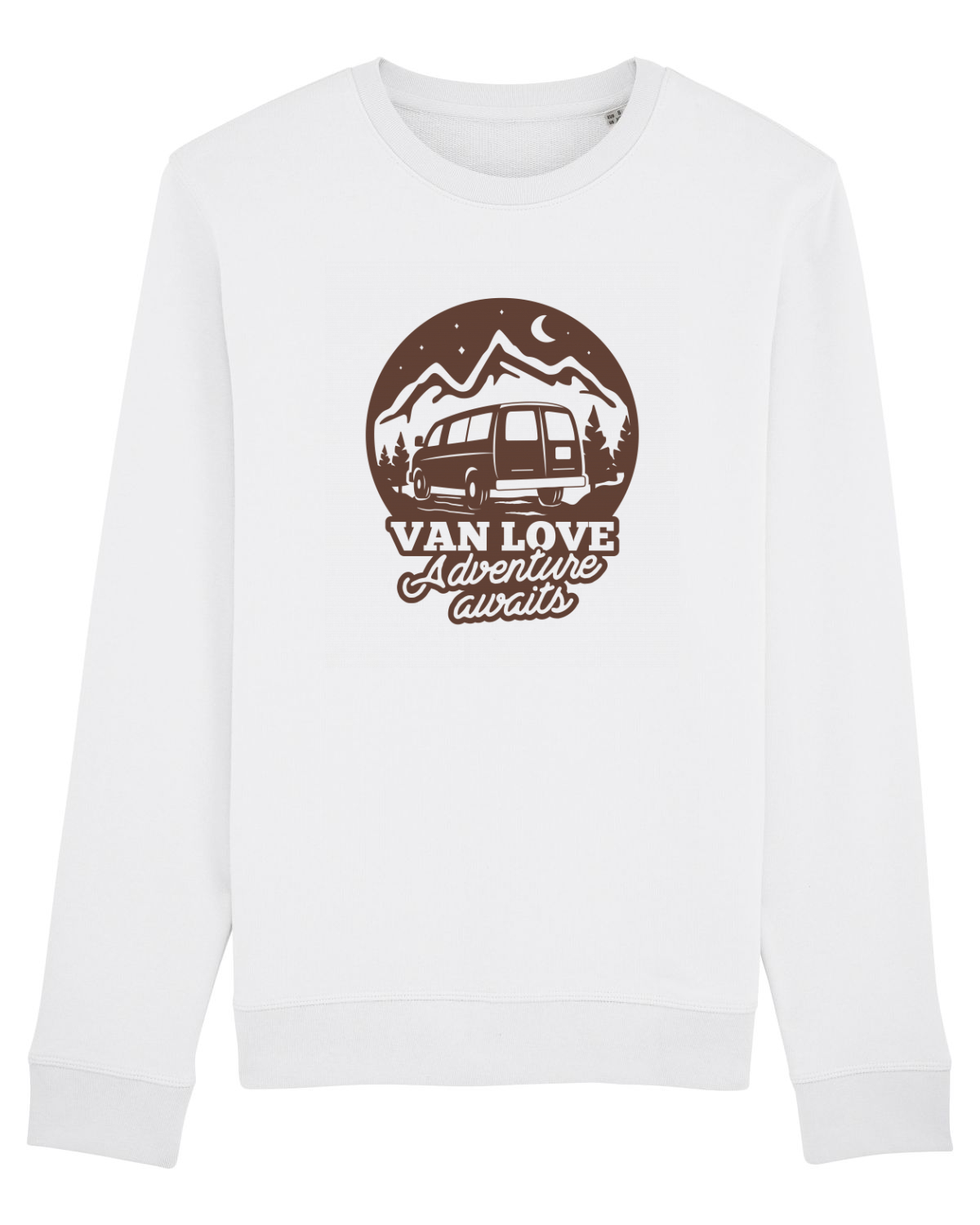 Bluză mânecă lungă Unisex Rise White